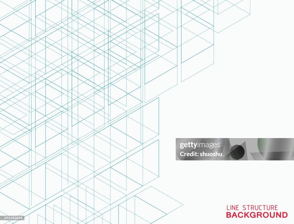 Abstract Line Structure Background High-Res Vector Graphic - Getty Images