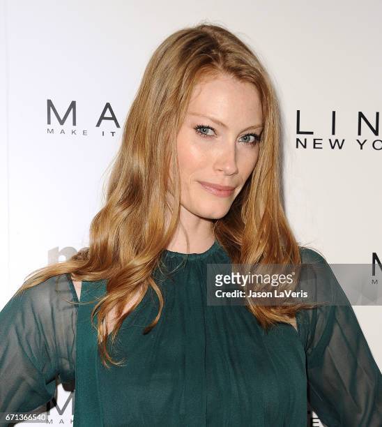 Actress Alyssa Sutherland attends Marie Claire's Fresh Faces event at Doheny Room on April 21, 2017 in West Hollywood, California.