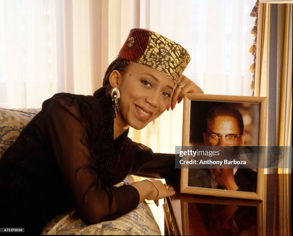 Attallah Portrait of American actress, author, and activist Attallah Shabazz ...