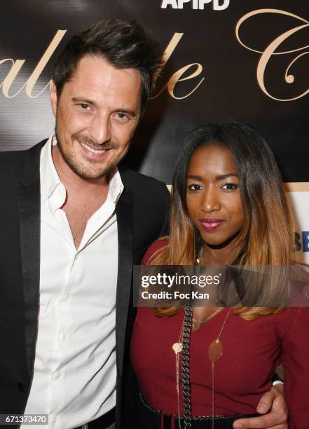 Presenter Hapsatou Sy and Hapsatou Sy husband TV presenter Vincent Vincent Cerutti attend APIPD Auction Gala 3rd Edition at Chalet du Lac Saint Mande...