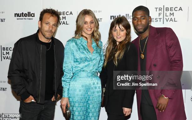 Actors Stephen Dorff, Elizabeth Gilpin, director/actor Lorraine Nicholson and actor Kwame Boateng attend the Shorts Program: Disconnected during the...