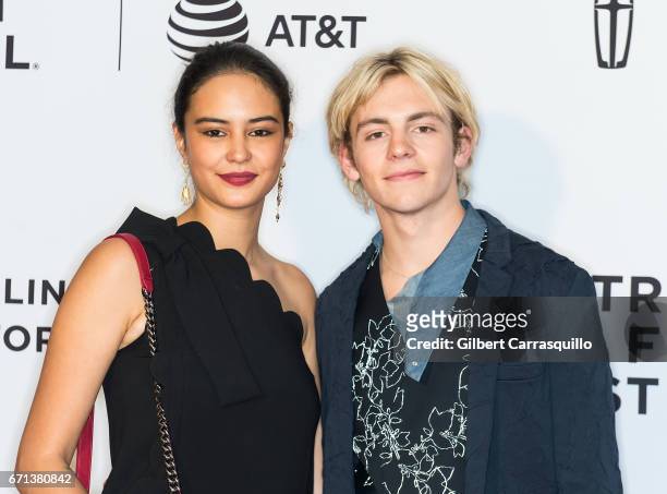 Actors Courtney Eaton and Ross Lynch attend the 'My Friend Dahmer' Premiere during 2017 Tribeca Film Festival at Cinepolis Chelsea on April 21, 2017...
