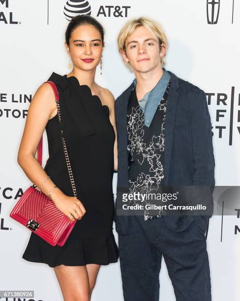 Actors Courtney Eaton and Ross Lynch attend the 'My Friend Dahmer' Premiere during 2017 Tribeca Film Festival at Cinepolis Chelsea on April 21, 2017...