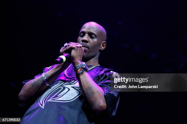 Performs during the Ruff Ryders and Friends Reunion Tour Past, Present and Future at Barclays Center of Brooklyn on April 21, 2017 in New York City.