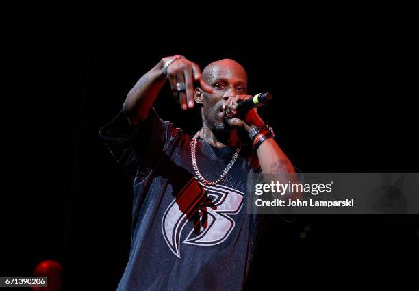 Performs during the Ruff Ryders and Friends Reunion Tour Past, Present and Future at Barclays Center of Brooklyn on April 21, 2017 in New York City.