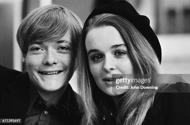 Actors Simon Ward and Sinead Cusack, who are to appear in Shakespeare's 'Romeo and Juliet' at the Shaw Theatre, London, UK, 8th February 1971.