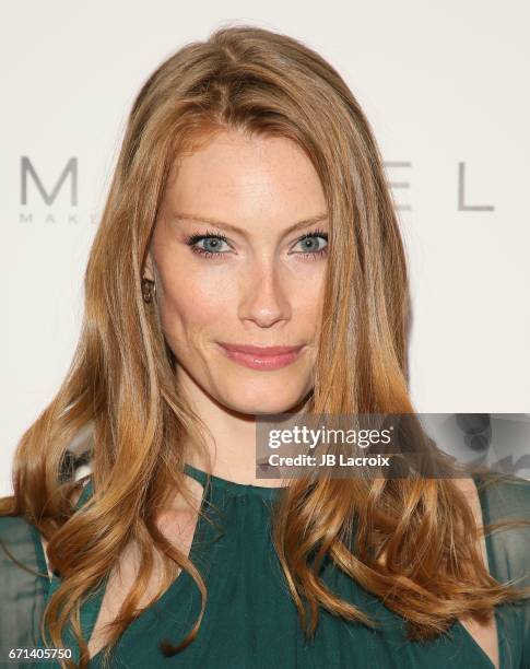 Alyssa Sutherland attends Marie Claire's 'Fresh Faces' celebration with an event sponsored by Maybelline at Doheny Room on April 21, 2017 in West...