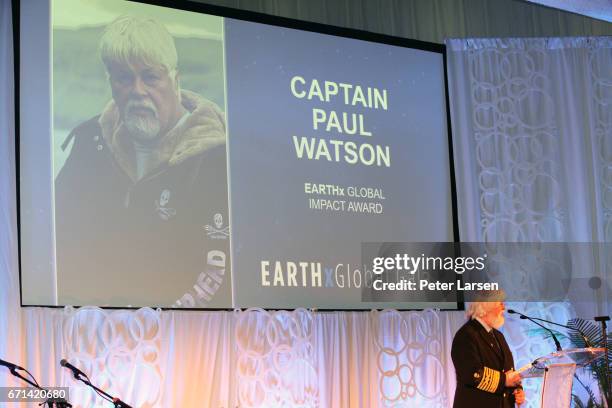 Captain Paul Watson attends the EARTHxGlobal Gala on April 21, 2017 in Dallas, Texas.