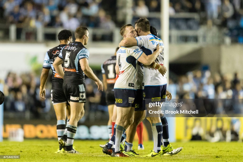 NRL Rd 8 - Sharks v Titans