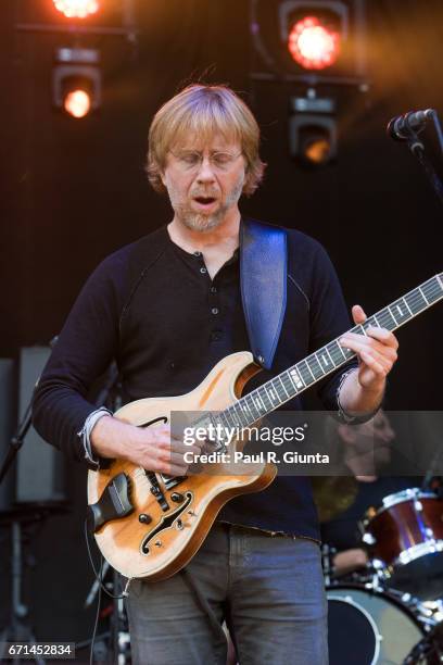 Trey Anastasio performs on stage during 2017 SweetWater 420 Fest at Olympic Centennial Park on April 21, 2017 in Atlanta, Georgia.