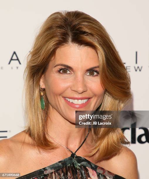 Lori Loughlin attends Marie Claire's 'Fresh Faces' celebration with an event sponsored by Maybelline at Doheny Room on April 21, 2017 in West...