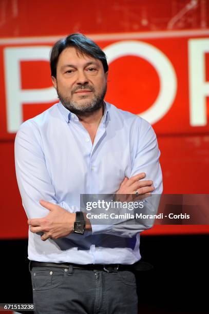 Sigfrido Ranucci attends on April 22, 2017 in Rome, Italy.