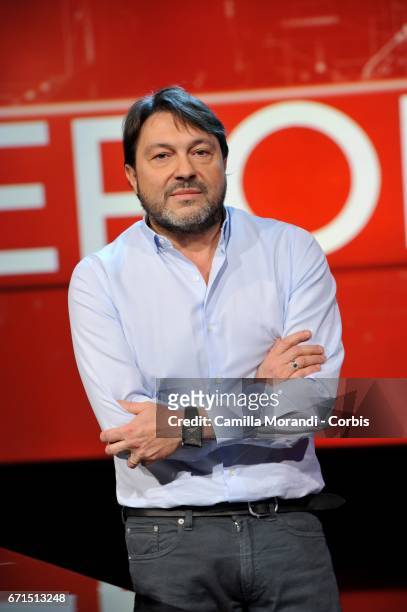 Sigfrido Ranucci attends on April 22, 2017 in Rome, Italy.