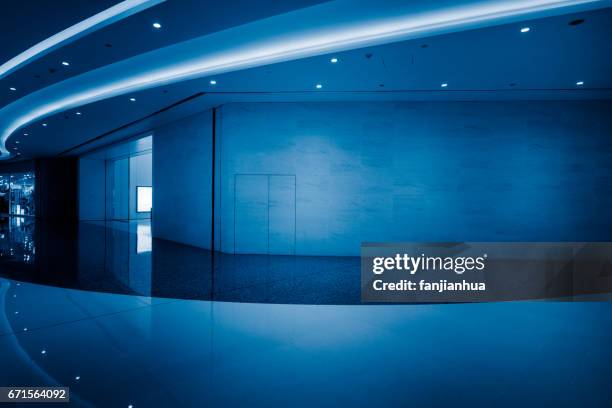 empty space in modern airport or railway station - airport wall stock pictures, royalty-free photos & images