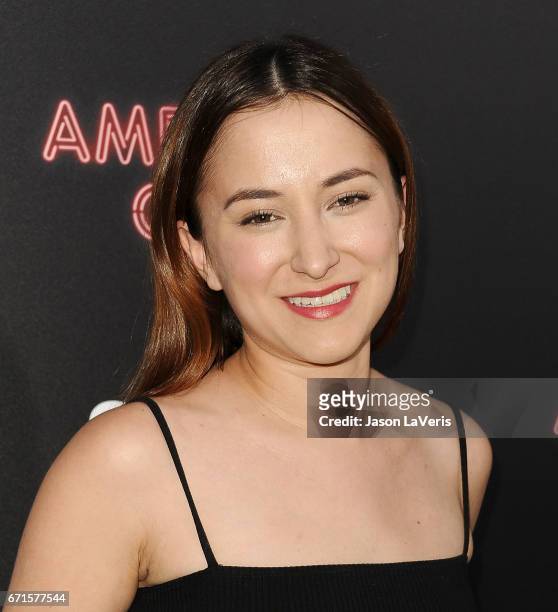 Actress Zelda Williams attends the premiere of "American Gods" at ArcLight Cinemas Cinerama Dome on April 20, 2017 in Hollywood, California.