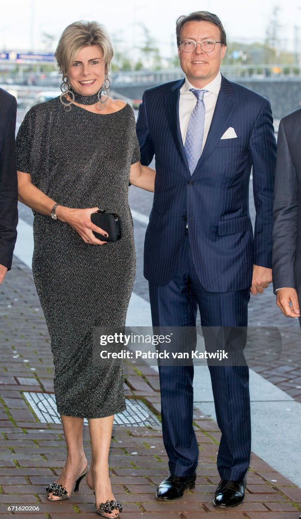 Prince Constantijn Of The Netherlands and Princess Laurentien Netherlands Attend The World Press Photo Award Ceremony