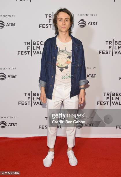 Actor Owen Campbell attends the "Blame" Premiere during 2017 Tribeca Film Festival at Cinepolis Chelsea on April 22, 2017 in New York City.