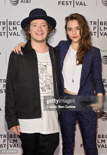 PeterHenry Phillips and Director Quinn Shpehard attends the "Blame" Premiere during 2017 Tribeca Film Festival at Cinepolis Chelsea on April 22, 2017...