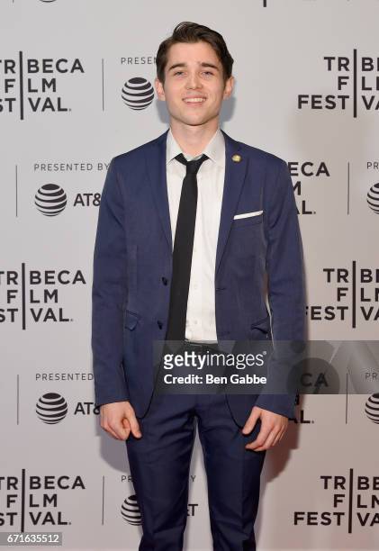 Actor Luke Slattery attends the "Blame" Premiere during 2017 Tribeca Film Festival at Cinepolis Chelsea on April 22, 2017 in New York City.