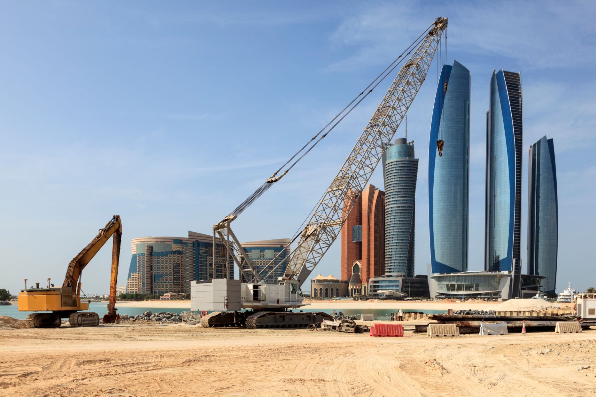construction site in abu dhabi