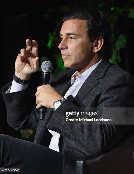 Chief Executive Officer of Ford, Mark Fields speaks at Ford Presents A VICE Impact Film, "The Third Industrial Revolution" World Premiere At 2017...