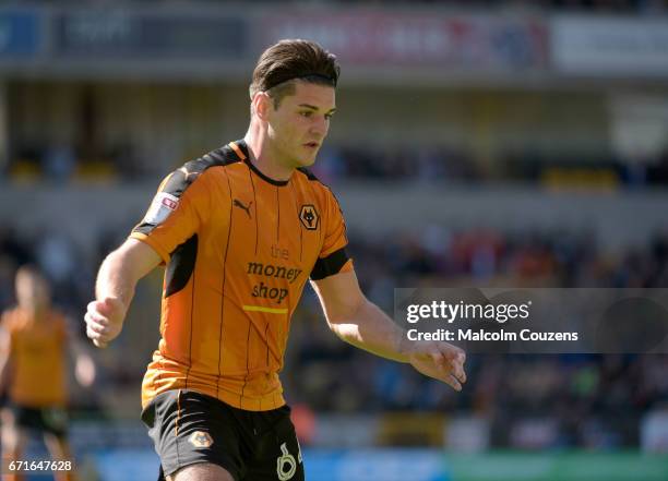 Ben Marshall of Wolverhampton Wanderers during the Sky Bet Championship match between Wolverhampton Wanderers and Blackburn Rovers at Molineux on...