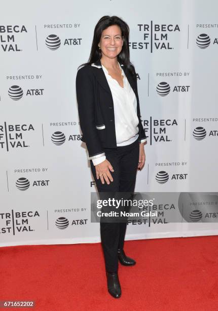 Producer Laurie David attends "The Last Animals" Premiere during 2017 Tribeca Film Festival at Cinepolis Chelsea on April 22, 2017 in New York City.