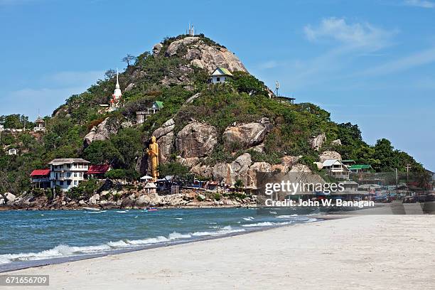 khao takiab hill, hua hin beach. thailand - hua hin thailand stockfoto's en -beelden