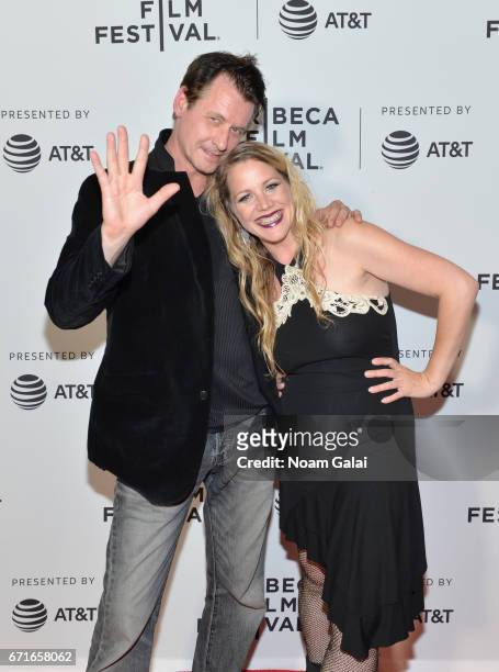 Jen Samuel and Milan Valenci attend "The Last Animals" Premiere during 2017 Tribeca Film Festival at Cinepolis Chelsea on April 22, 2017 in New York...