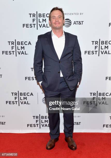Actor Blake Heron attends the "A Thousand Junkies" Premiere during 2017 Tribeca Film Festival at Cinepolis Chelsea on April 22, 2017 in New York City.