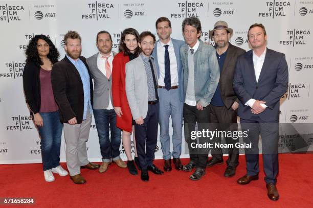 Cast and crew of "A Thousand Junkies" attend the "A Thousand Junkies" Premiere during 2017 Tribeca Film Festival at Cinepolis Chelsea on April 22,...