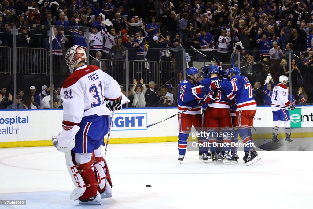 Montreal Canadiens v New York Rangers - Game Six