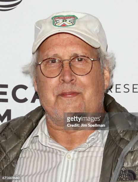 Actor Chevy Chase attends the "Dog Years" screening during the 2017 Tribeca Film Festival the at Cinepolis Chelsea on April 22, 2017 in New York City.