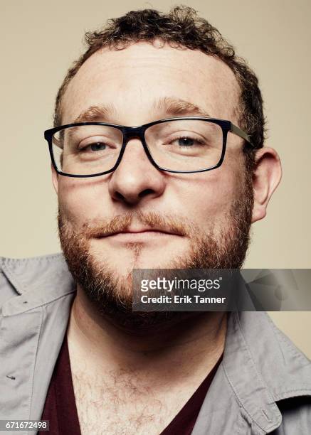 Actor James Adomian from 'Love After Love' poses at the 2017 Tribeca Film Festival portrait studio on April 22, 2017 in New York City.