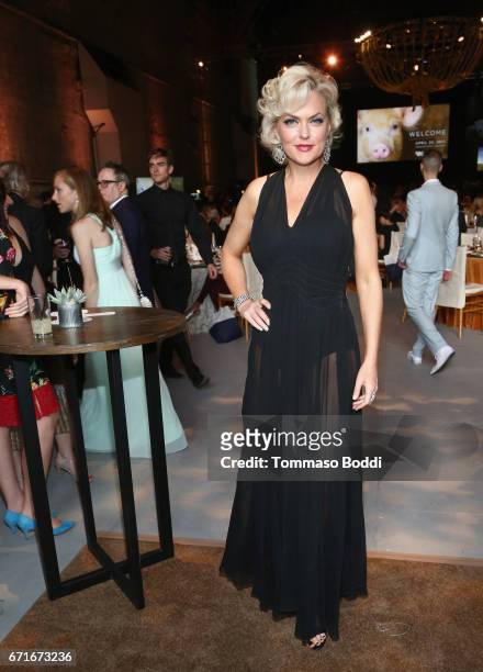 Actor Elaine Hendrix at The Humane Society of the United States' To the Rescue Los Angeles Gala at Paramount Studios on April 22, 2017 in Hollywood,...