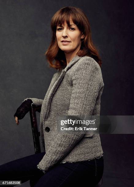 Actress Rosemarie Dewitt from 'Sweet Virginia' poses at the 2017 Tribeca Film Festival portrait studio on on April 22, 2017 in New York City.