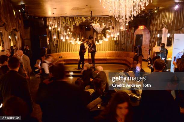 General view of atmosphere during the after party for Dog Years presented by EFFEN Vodka during 2017 Tribeca Film Festival at The Griffin Pop-Up on...