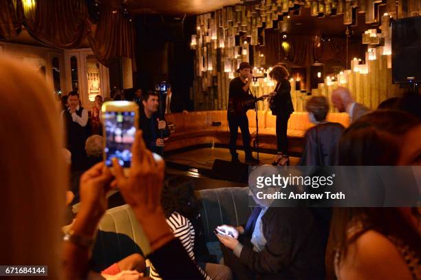 General view of atmosphere during the after party for Dog Years presented by EFFEN Vodka during 2017 Tribeca Film Festival at The Griffin Pop-Up on...