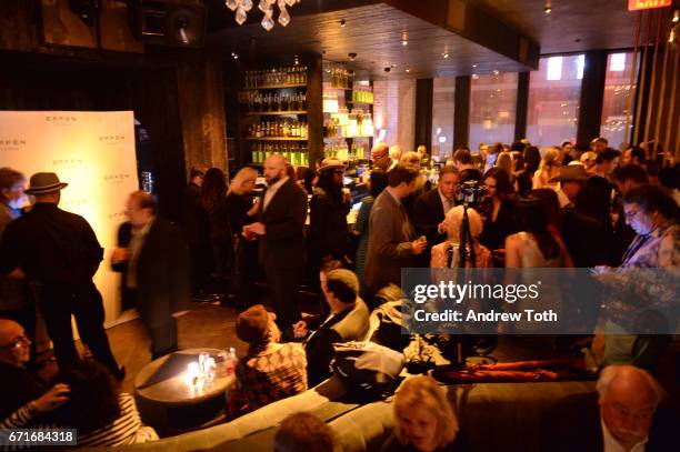 General view of atmosphere during the after party for Dog Years presented by EFFEN Vodka during 2017 Tribeca Film Festival at The Griffin Pop-Up on...