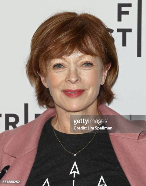 Actress Frances Fisher attends "Awake: A Dream From Standing Rock" during the 2017 Tribeca Film Festival at Cinepolis Chelsea on April 22, 2017 in...