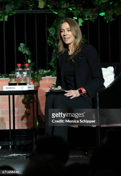Writer, director and producer Kathryn Bigelow speaks on stage at "Tribeca Talks: Kathryn Bigelow & Imraan Ismail", during the 2017 Tribeca Film...