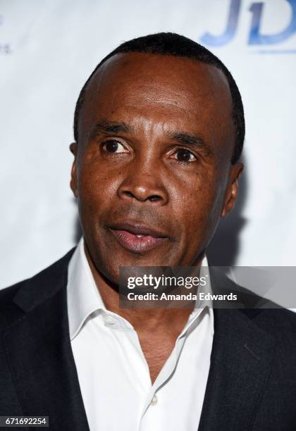 Boxer Sugar Ray Leonard arrives at the JDRF LA Chapter's Imagine Gala at The Beverly Hilton Hotel on April 22, 2017 in Beverly Hills, California.