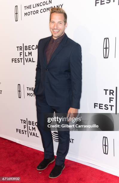 Actor Ryan Hansen attends the 'Literally, Right Before Aaron' Premiere during 2017 Tribeca Film Festival at SVA Theatre on April 22, 2017 in New York...