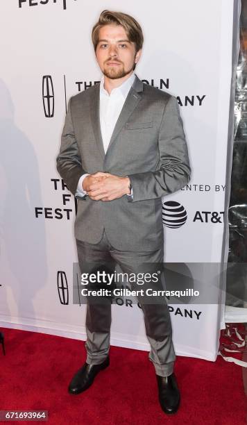 Producer Sean Rappleyea attends the 'Literally, Right Before Aaron' Premiere during 2017 Tribeca Film Festival at SVA Theatre on April 22, 2017 in...