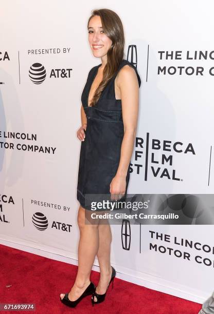 Producer Alexandra Rizk Keane attends the 'Literally, Right Before Aaron' Premiere during 2017 Tribeca Film Festival at SVA Theatre on April 22, 2017...