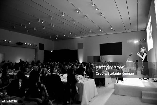 Trustee Viveca Paulin-Ferrell speaks onstage during LACMA 2017 Collectors Committee Gala at LACMA on April 22, 2017 in Los Angeles, California.