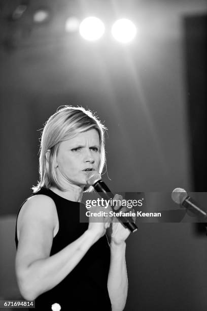 Trustee Viveca Paulin-Ferrell speaks onstage during LACMA 2017 Collectors Committee Gala at LACMA on April 22, 2017 in Los Angeles, California.