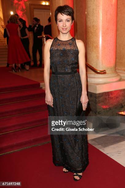 Julia Koschitz during the ROMY award at Hofburg Vienna on April 22, 2017 in Vienna, Austria.