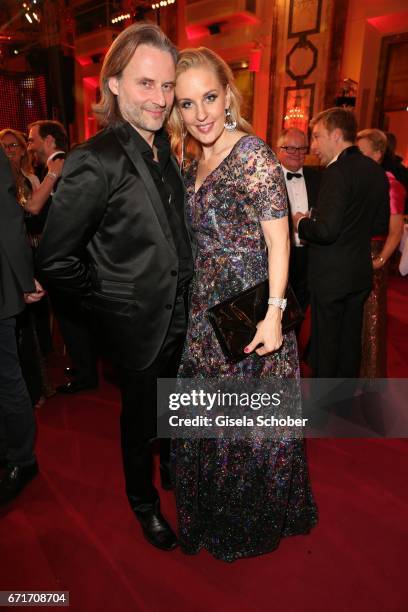 Erich Altenkopf and his wife Lilian Altenkopf during the ROMY award at Hofburg Vienna on April 22, 2017 in Vienna, Austria.