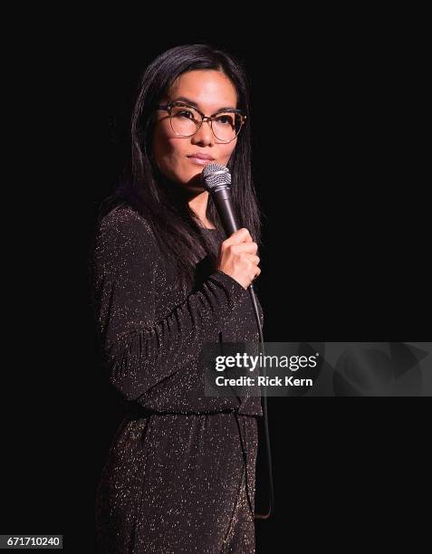 Comedian Ali Wong performs onstage during the Moontower Comedy Festival at The Paramount Theatre on April 21, 2017 in Austin, Texas.